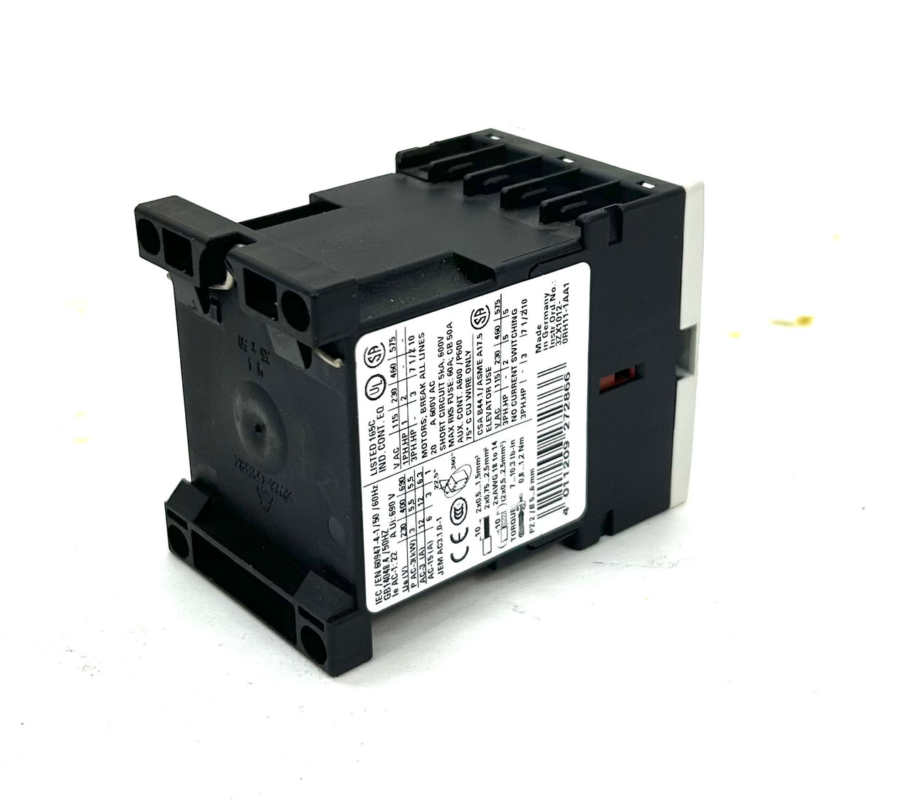Right Side Siemens 3RT1017-1BB41