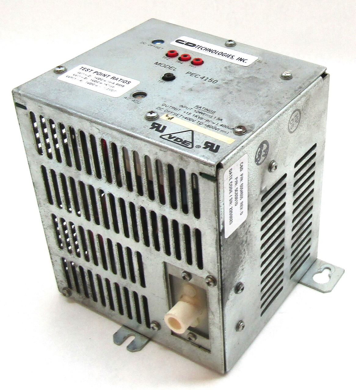 C&D Technologies PEC4145 Laser Power Supply 24 VDC Input 15.1 VKp Output