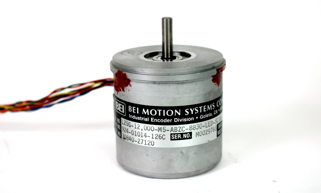 BEI Motion Systems L25G-12000-M5-ABZC-8830-LED-SC18-S Industrial Encoder, 5 VDC