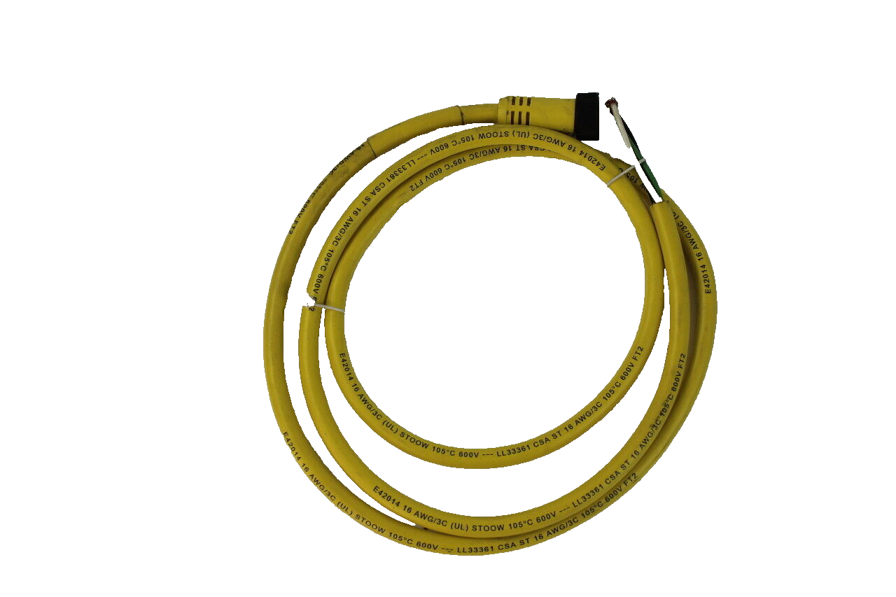 Allen-Bradley 889N-F3AFC-6F 3 Pin Ministraight Cordset Used