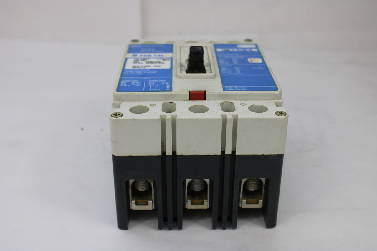 Cutler-Hammer  FDB3125L 14K  600V 125A  Ser.C Feed Thru Circuit Breaker