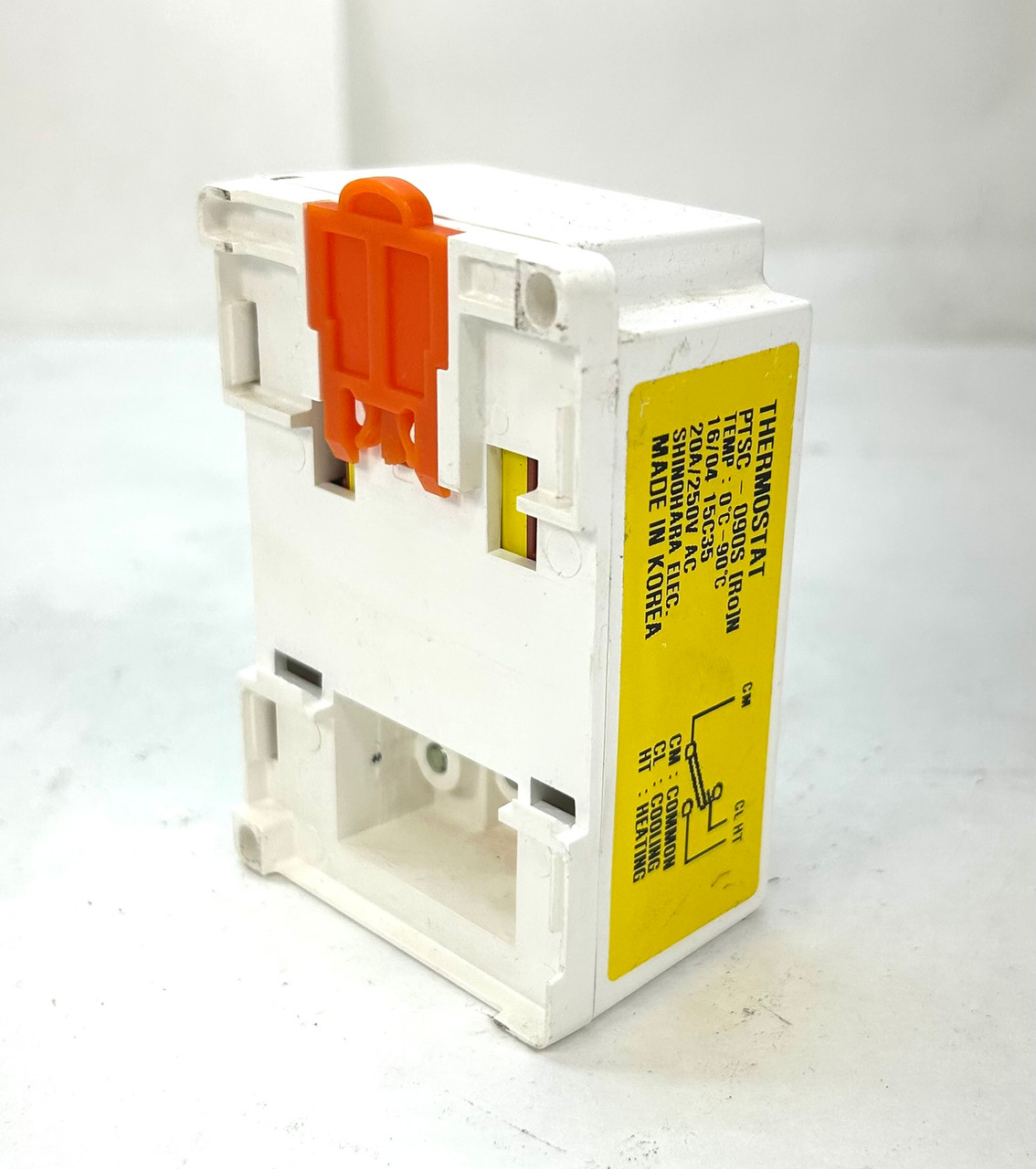 Shinohara Electric PTSC-090S Thermostat, 250VAC, 20A