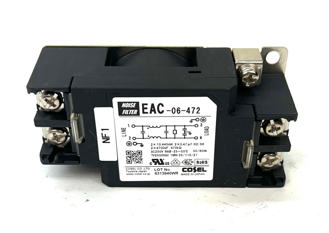 Cosel EAC-06-472 Noise Filter, 250V, 6A