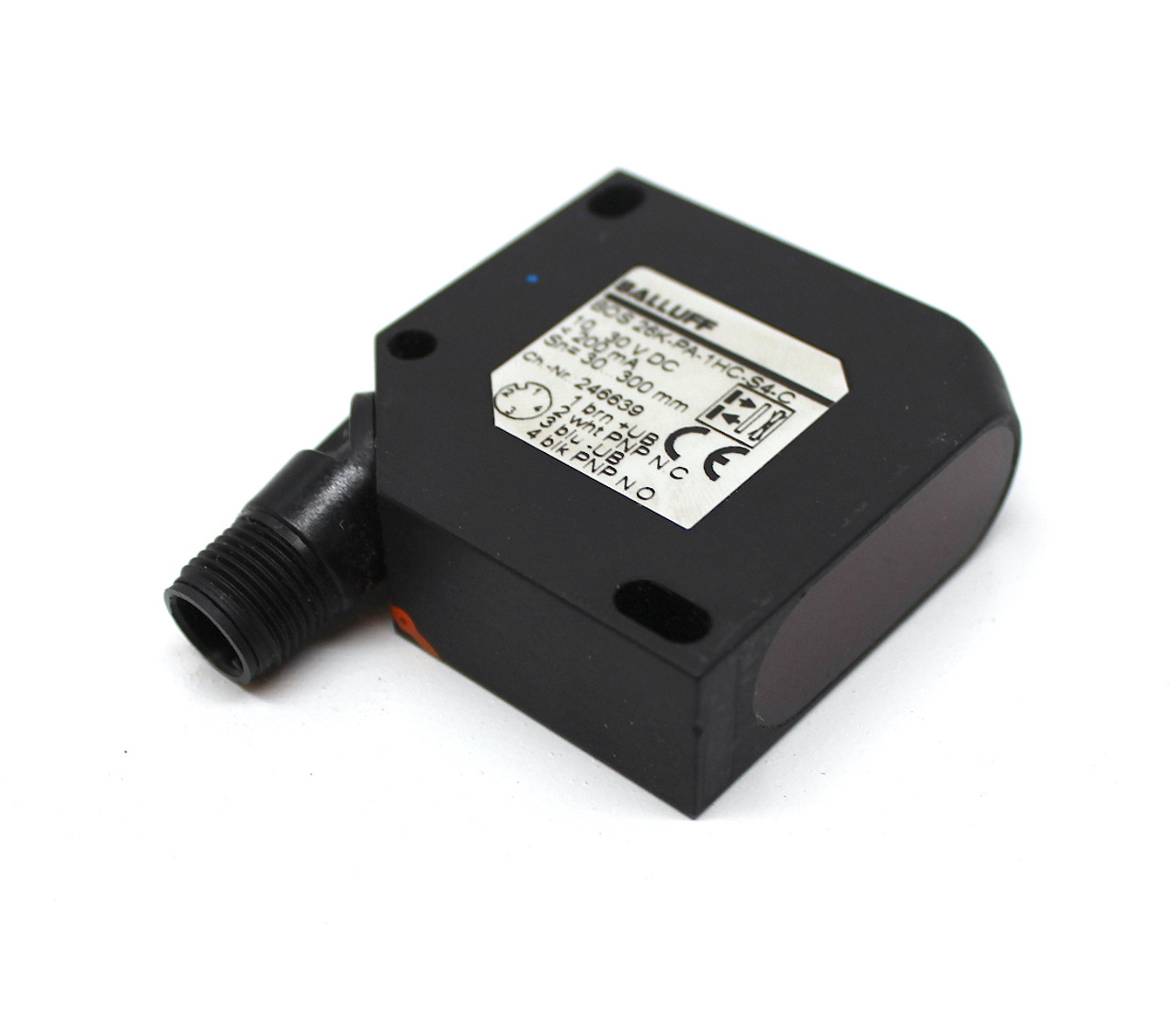 Balluff BOS 26K-PA-1HC-S4-C Diffuse Photoelectric Sensor 10-30Vdc