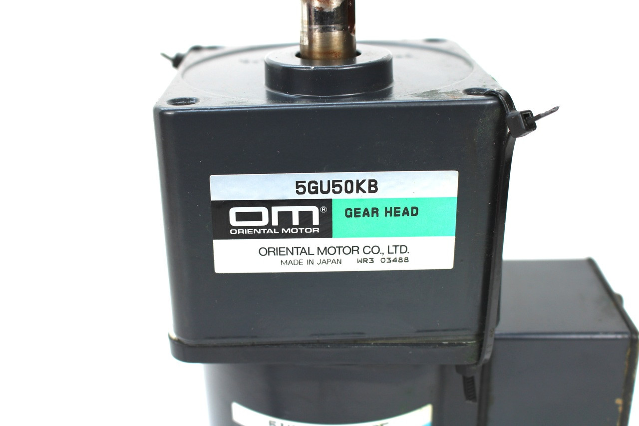 Oriental Motor 5IK90GU-ST2F Induction Motor 90W w/ 5GU50KB Gear Head