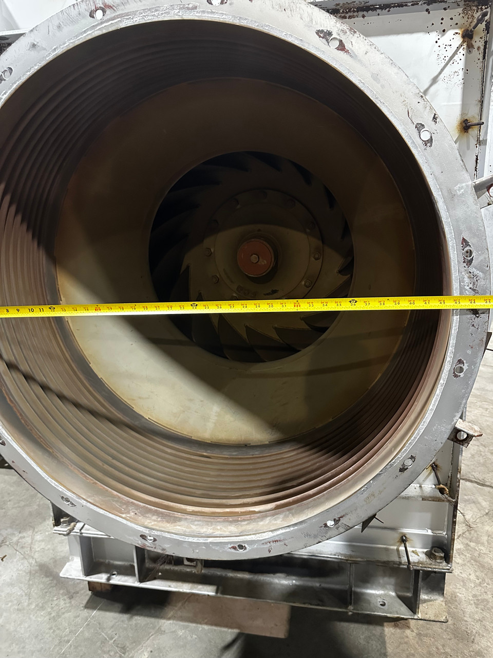 Teral 125Hp Centrifugal Blower 28,250 CFM 40" Intake Size 7.5