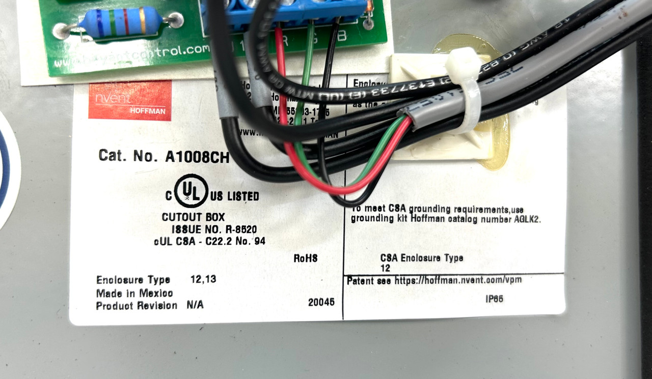 Hoffman A1008CH Enclosure Box