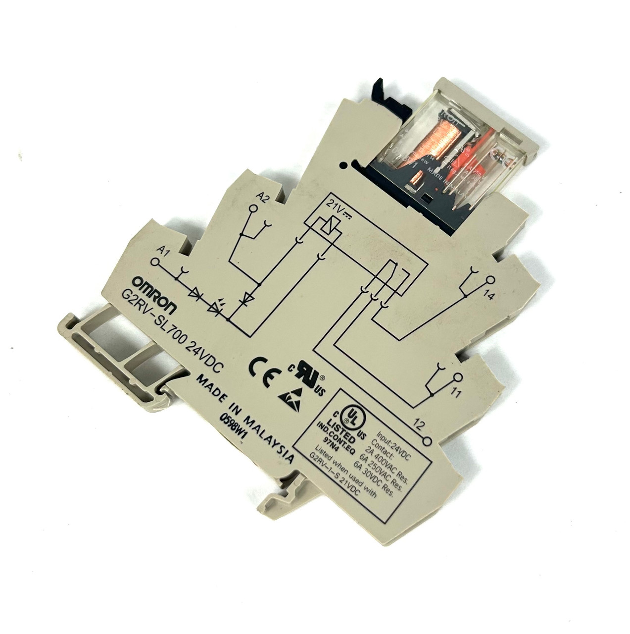 Omron G2RV-SL700 Terminal Block w/ Relay