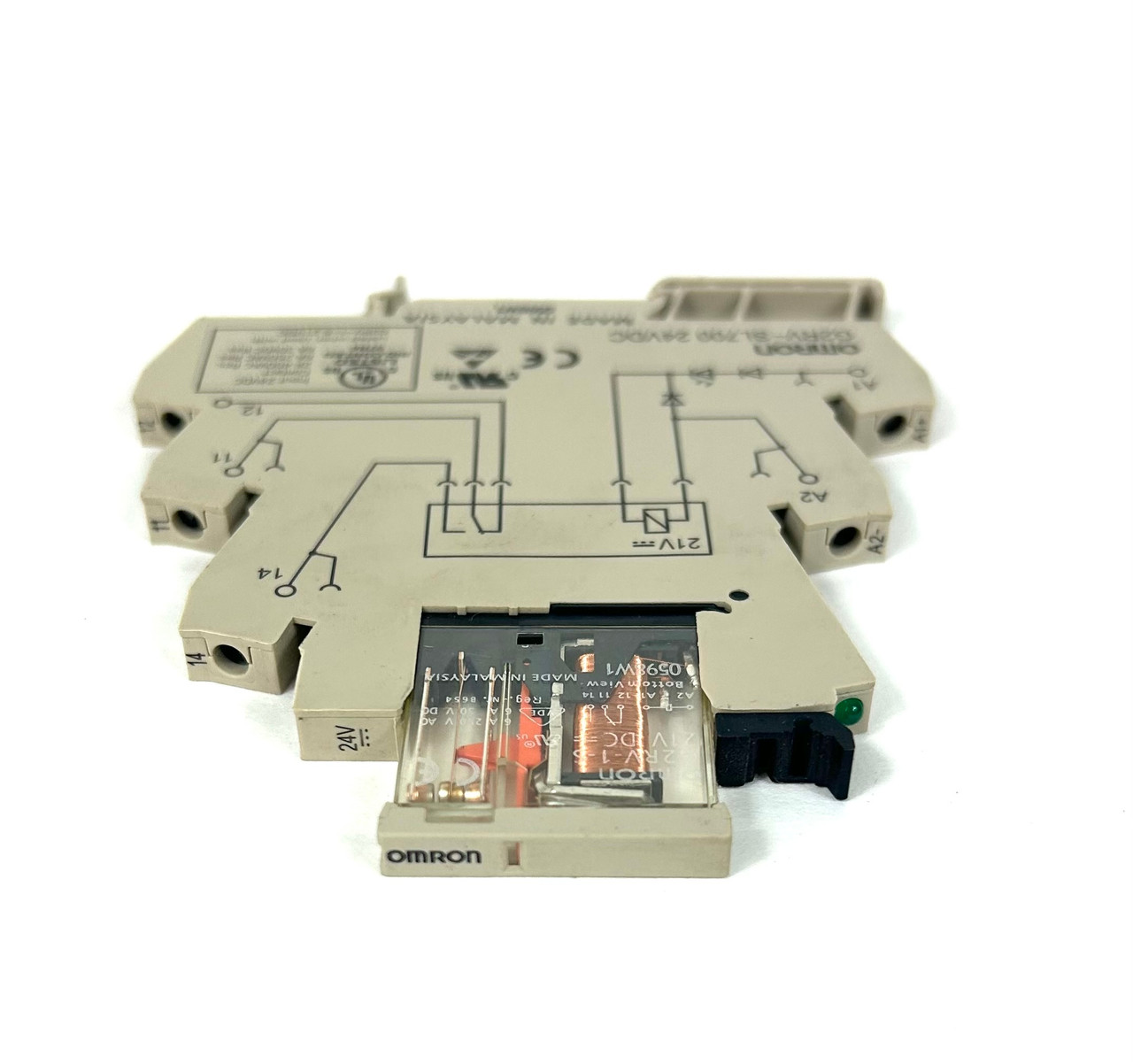 Omron G2RV-SL700 Terminal Block w/ G2RV-1-S Relay, 24VDC