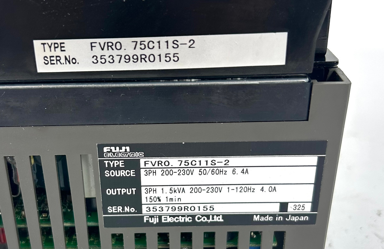 Fuji Electric FVRO. 75C11S-2 Variable Frequency Drive