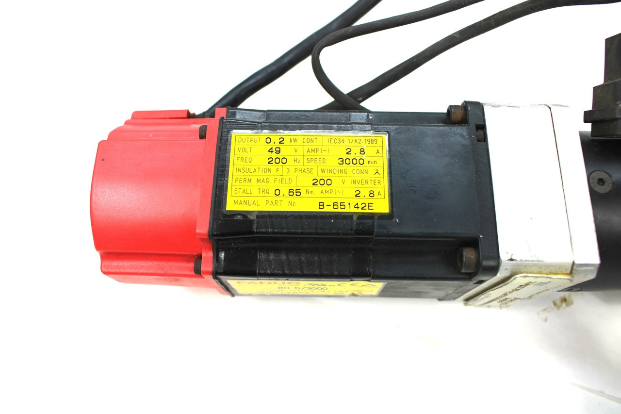 Fanuc: A06B-0113-B175#0008 AC Servo Motor & THK K2093112T0 LM Guide Actuator