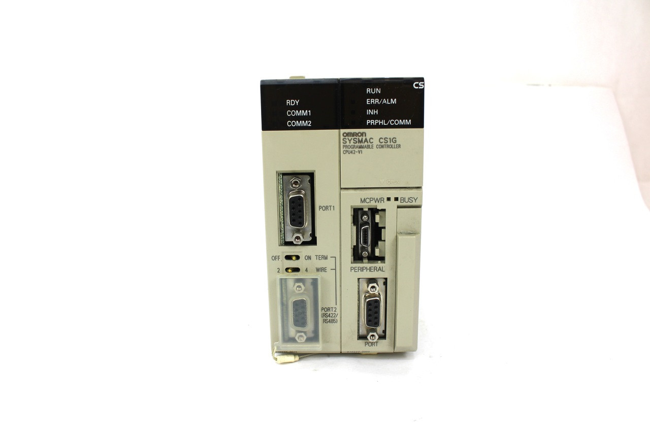 Omron SYSMAC CS1G-CPU42-V1 CPU Unit Programmable Controller w/ CS1W-SCB41