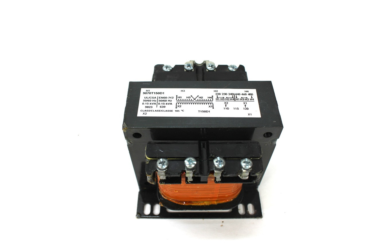 Square D 9070T150D1 Industrial Control Transformer, 150VA, 1-Phase
