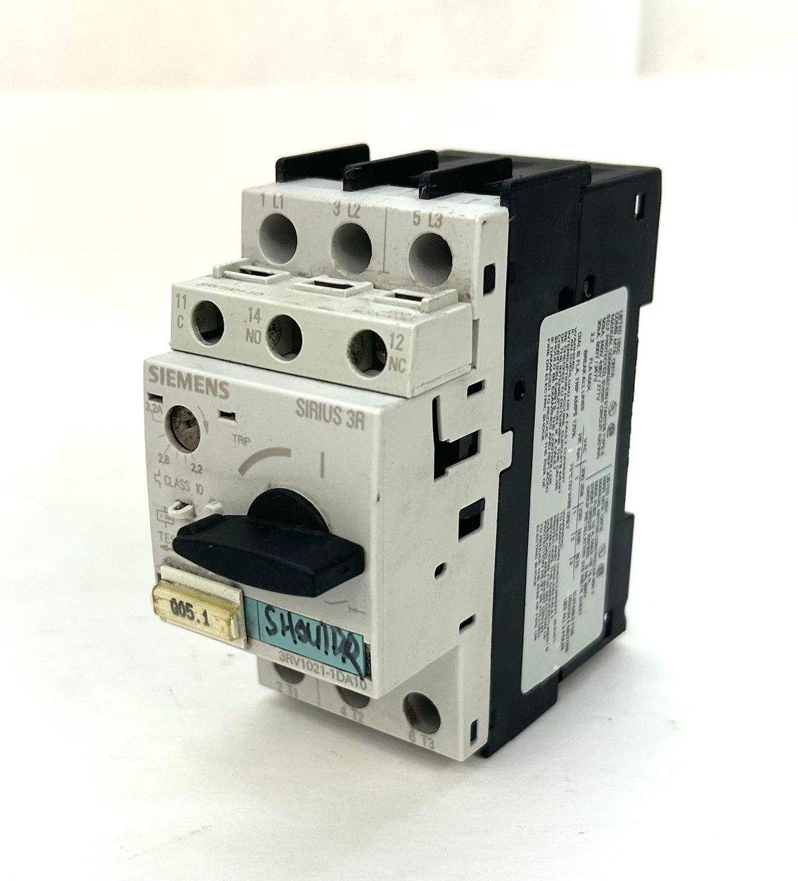 Siemens 3RV1021-1DA10 Circuit Breaker