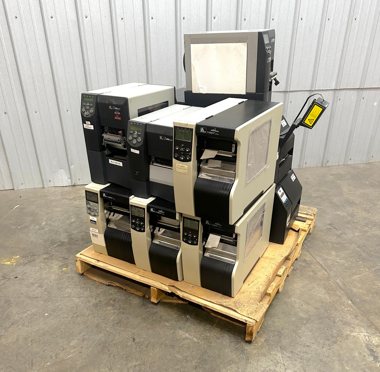 Lot of Zebra & Printronix Label Printers 110Xi4