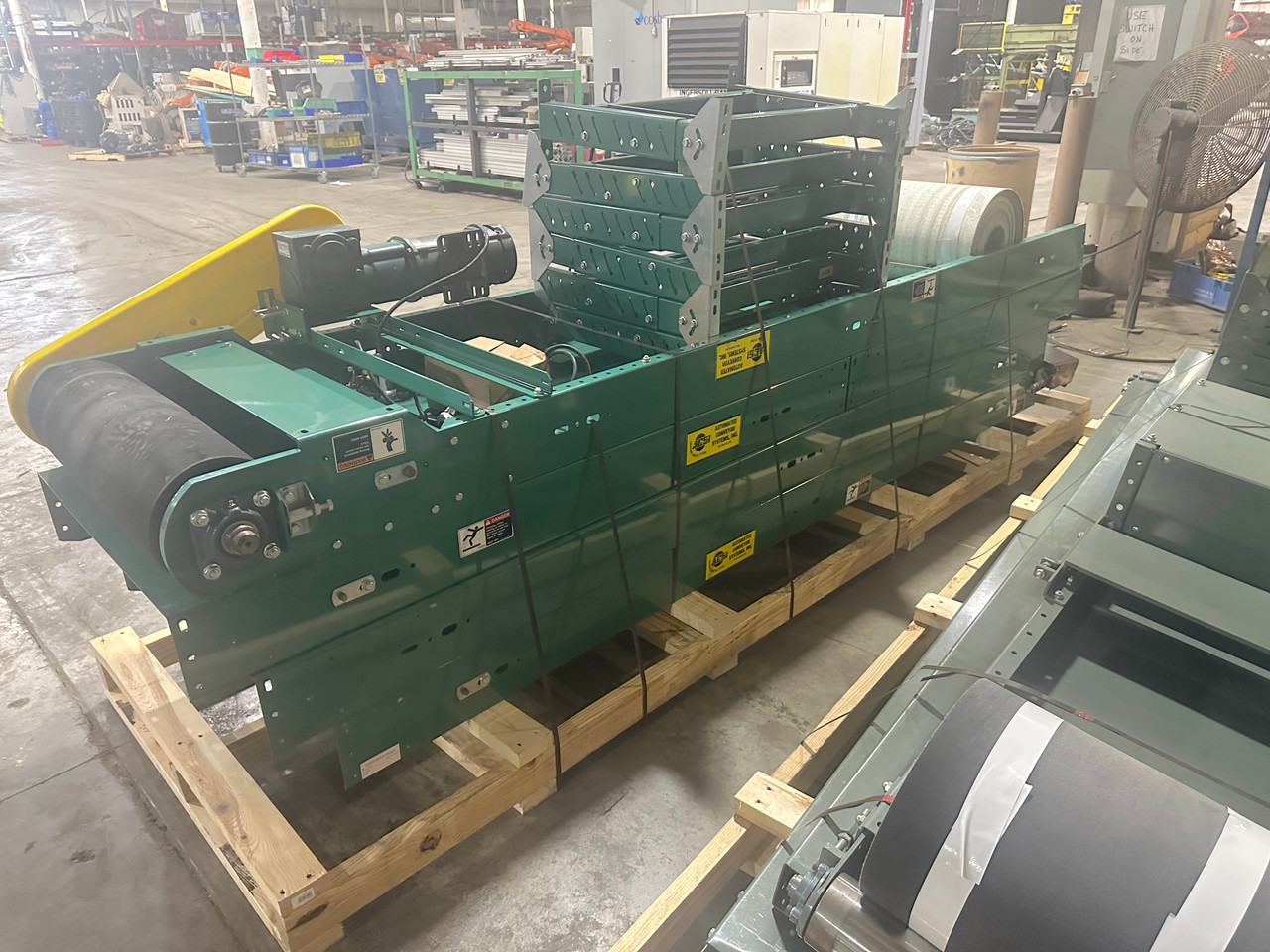 ACSI 24" Wide x 42' Long Slider Bed Belt Conveyor 120V .75Hp FREE SHIPPING