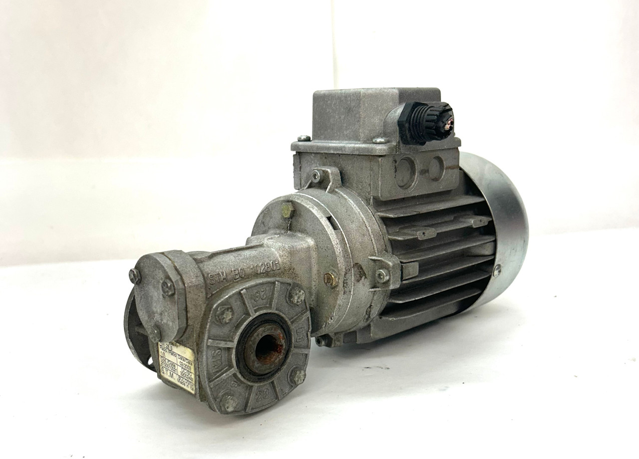 STM T56B41 Asynchronous Motor, 0.12/0.15 HP w/ RMI28S Gear Box