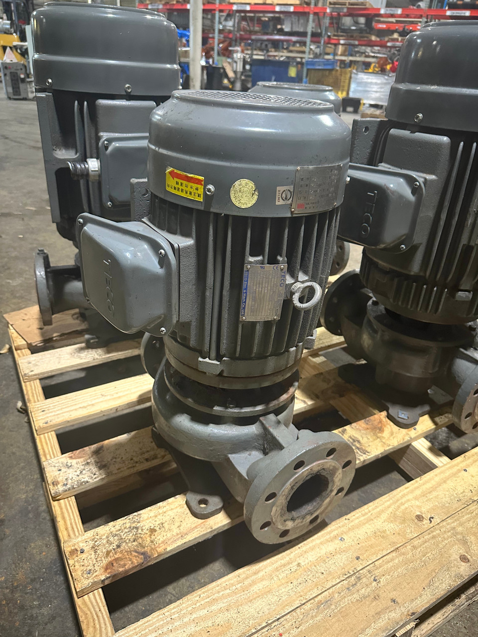 Teco 10Hp Inline Vertical Pump 200 GPM