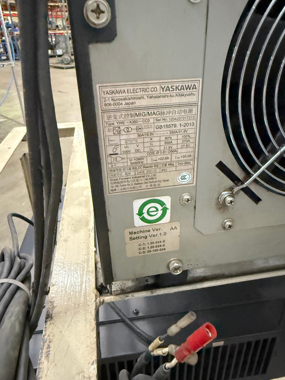 Yaskawa Motoman AR1440 Welding Robot w/ YRC1000 & MotoWeld x350