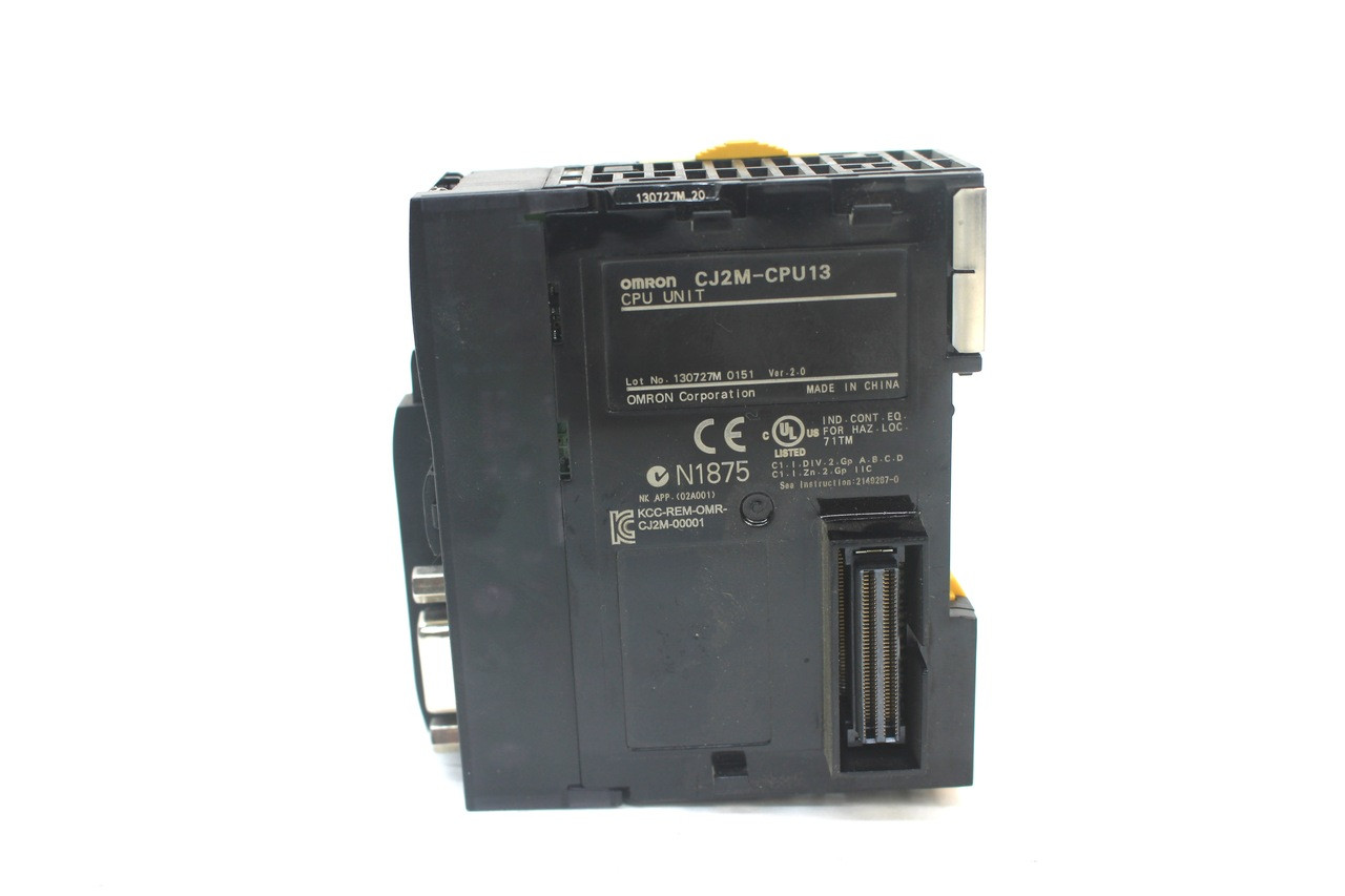 Omron CJ2M-CPU13 Programmable Controller Cpu Unit - Industrial