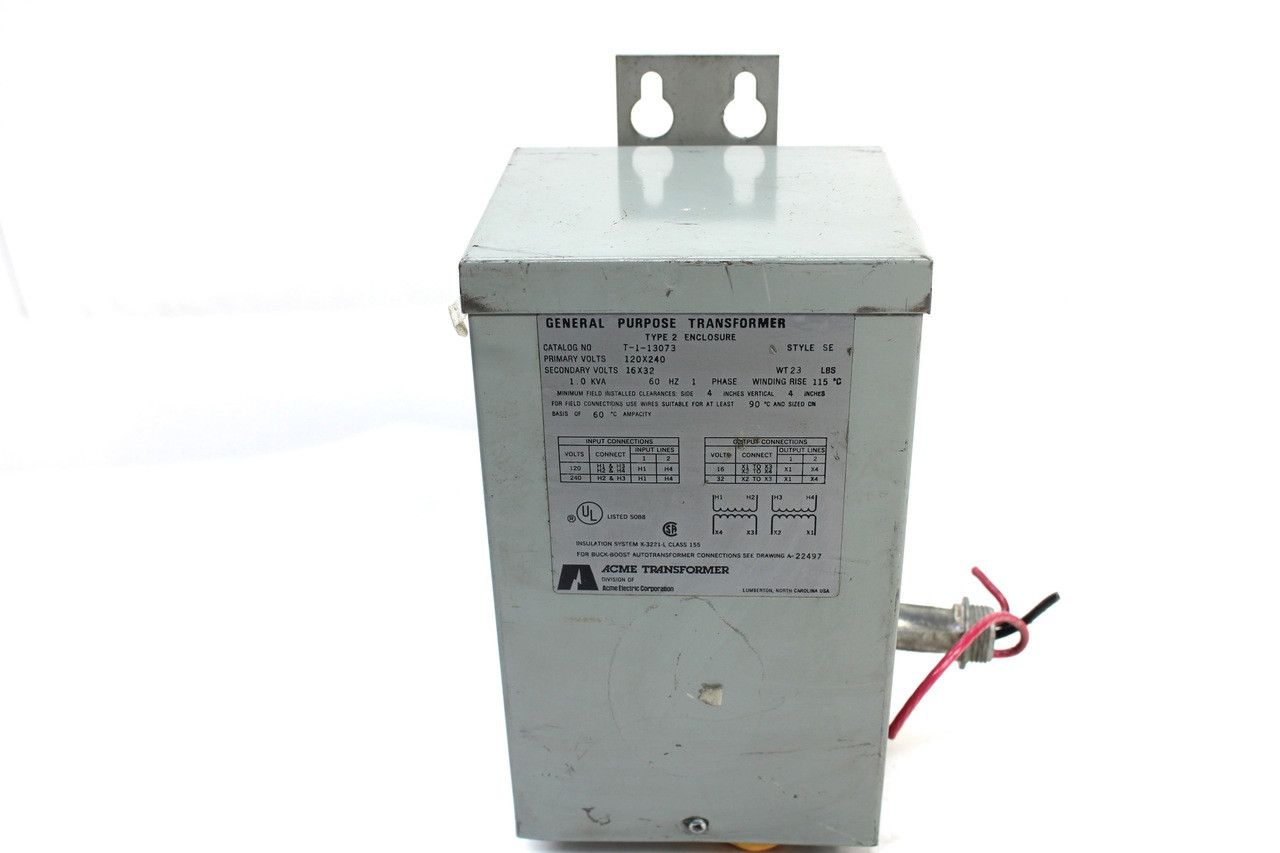 Acme T-1-13073 General Purpose Transformer