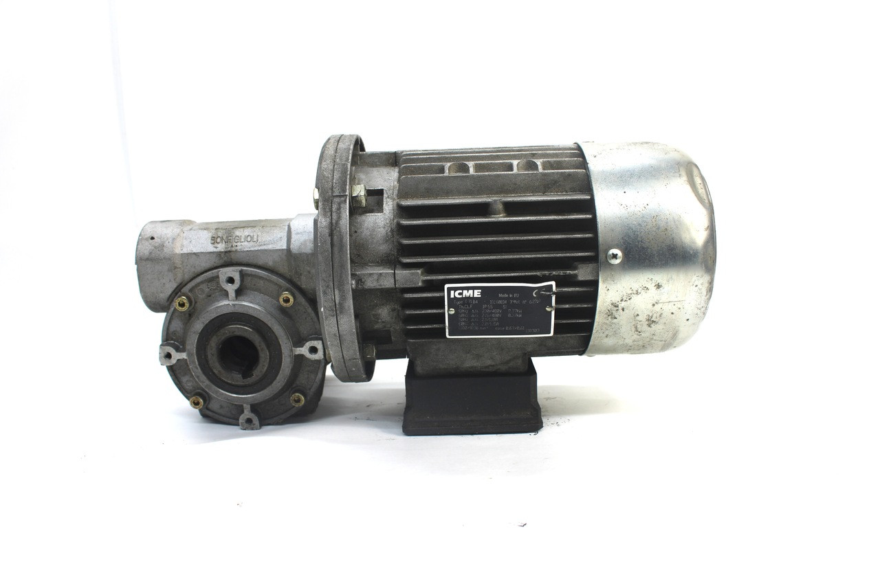 ICME T71B4 AC Motor W/Bonfiglioli VF 49 Gearbox