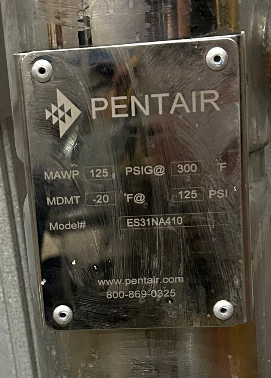 Pentair ES31NA410 Bag Filter Housing, MAWP 125 PSIG @ 300F