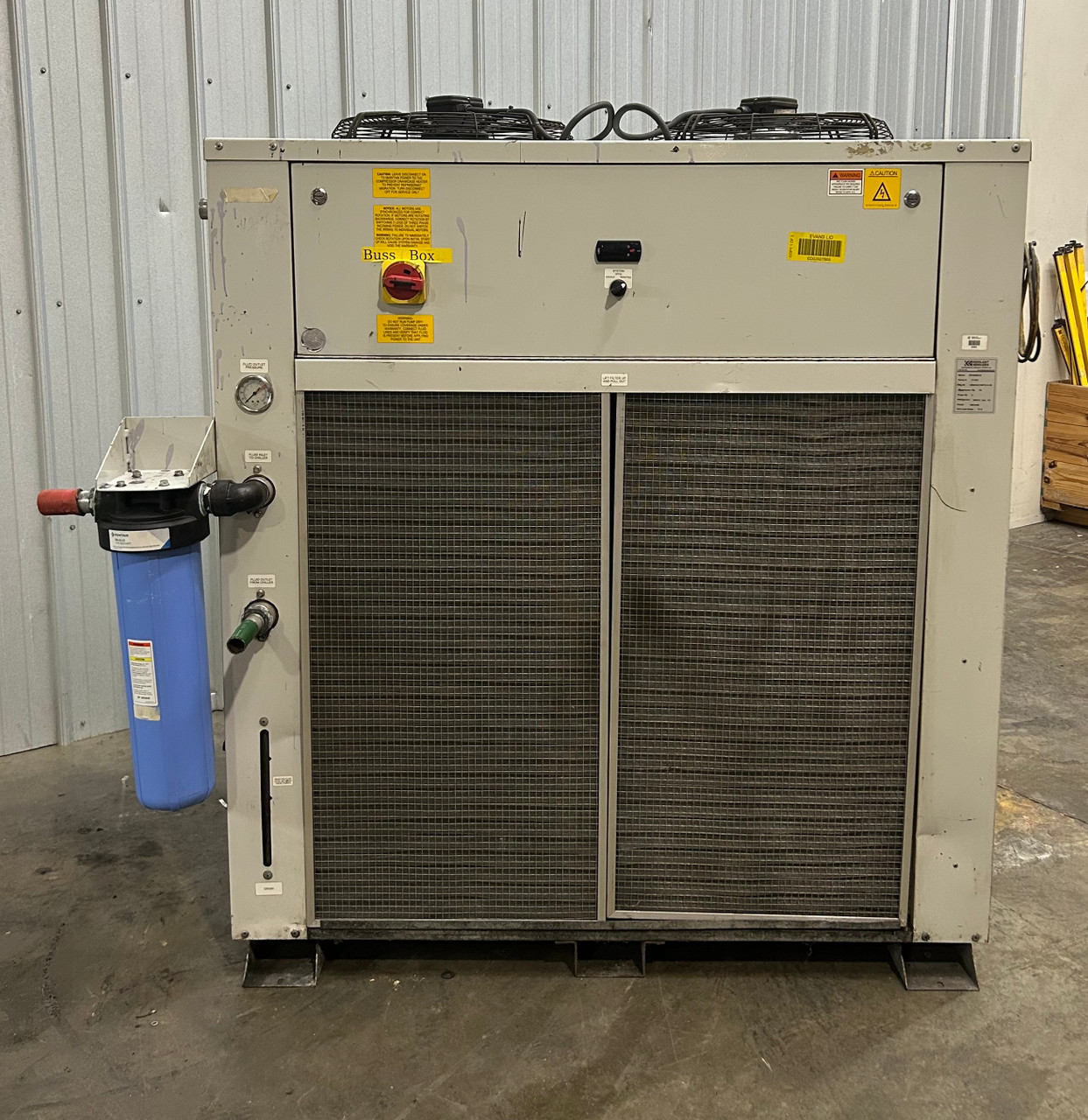 Koolant Koolers SV10000-W 10 Ton Chiller – R407C – 10HP Comp / 5HP Pump – 460V 3Ph