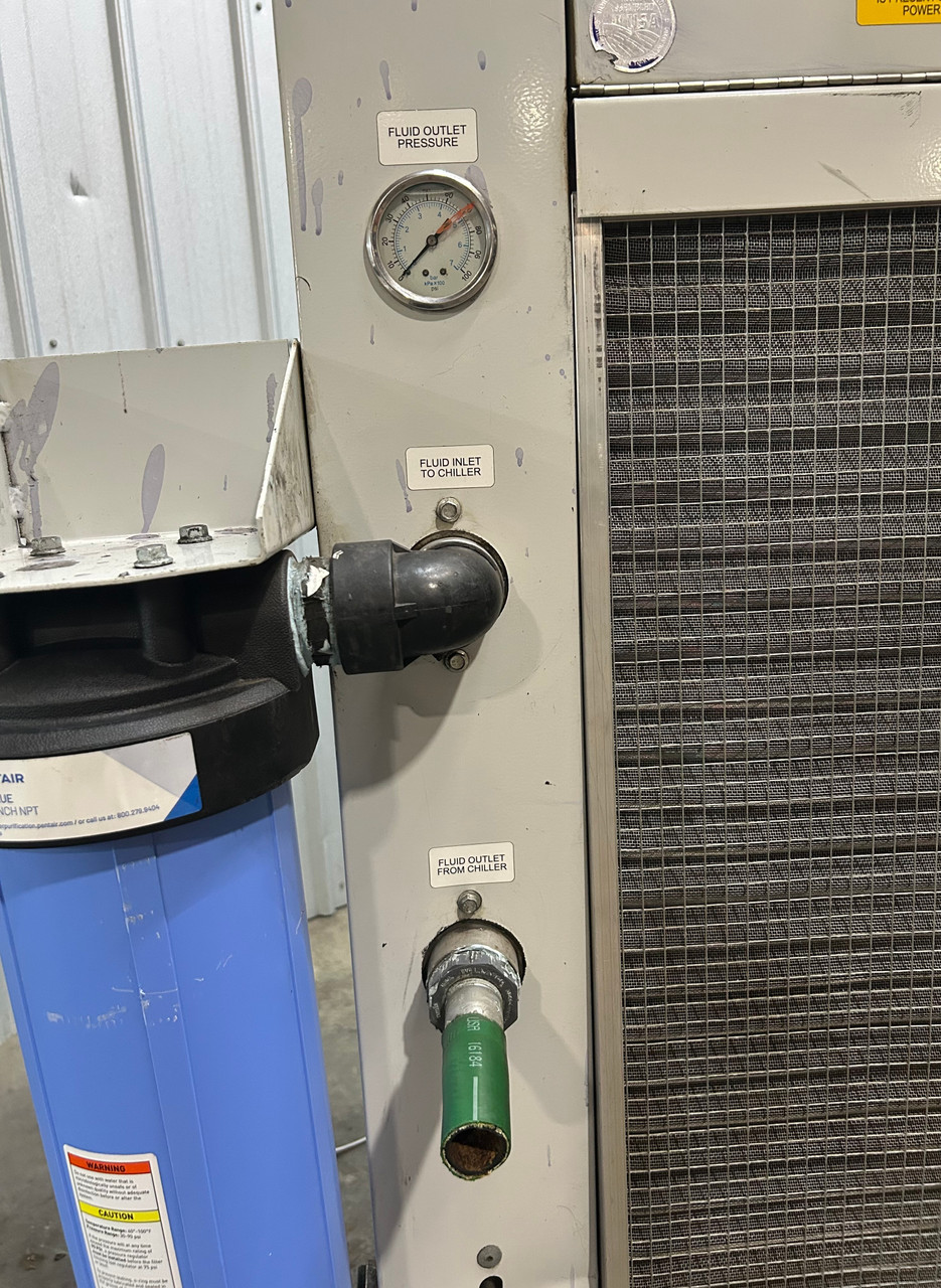 Koolant Koolers SV10000-W 10 Ton Chiller – R407C – 10HP Comp / 5HP Pump – 460V 3Ph