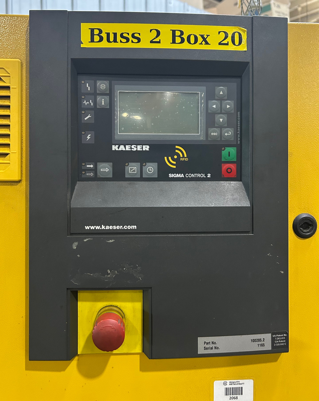 Kaeser BSD 50 Rotary Screw Air Compressor – 50 HP – 236 CFM – 460V – Year 2012