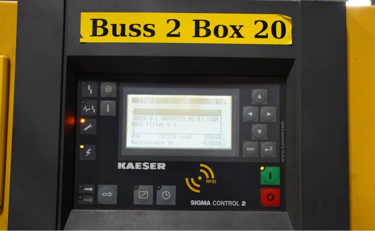 Kaeser BSD 50 Rotary Screw Air Compressor – 50 HP – 236 CFM – 460V – Year 2012