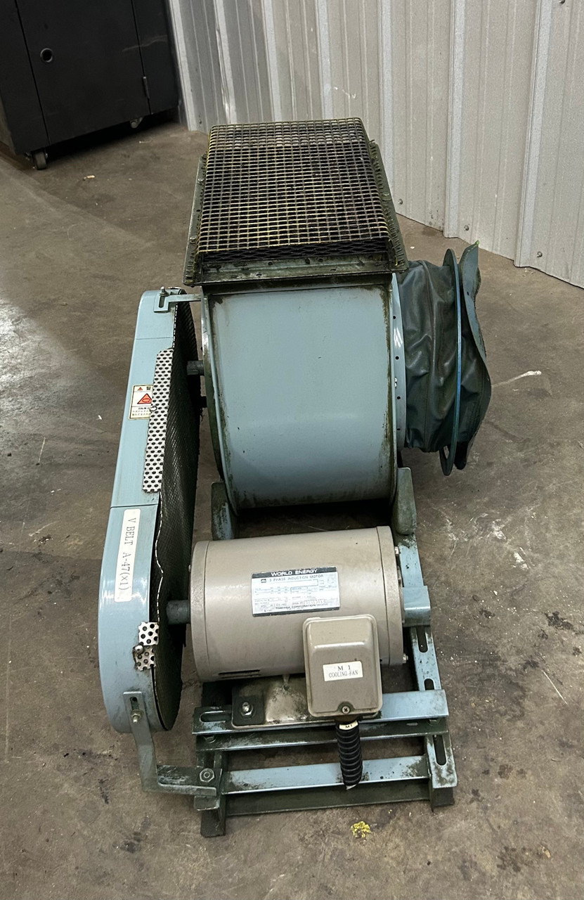Ebara NO 2 SRM3 Blower Fan 2648 CFM w/ IK-DBKK8 Motor, 2.95 HP, 1710 min-1