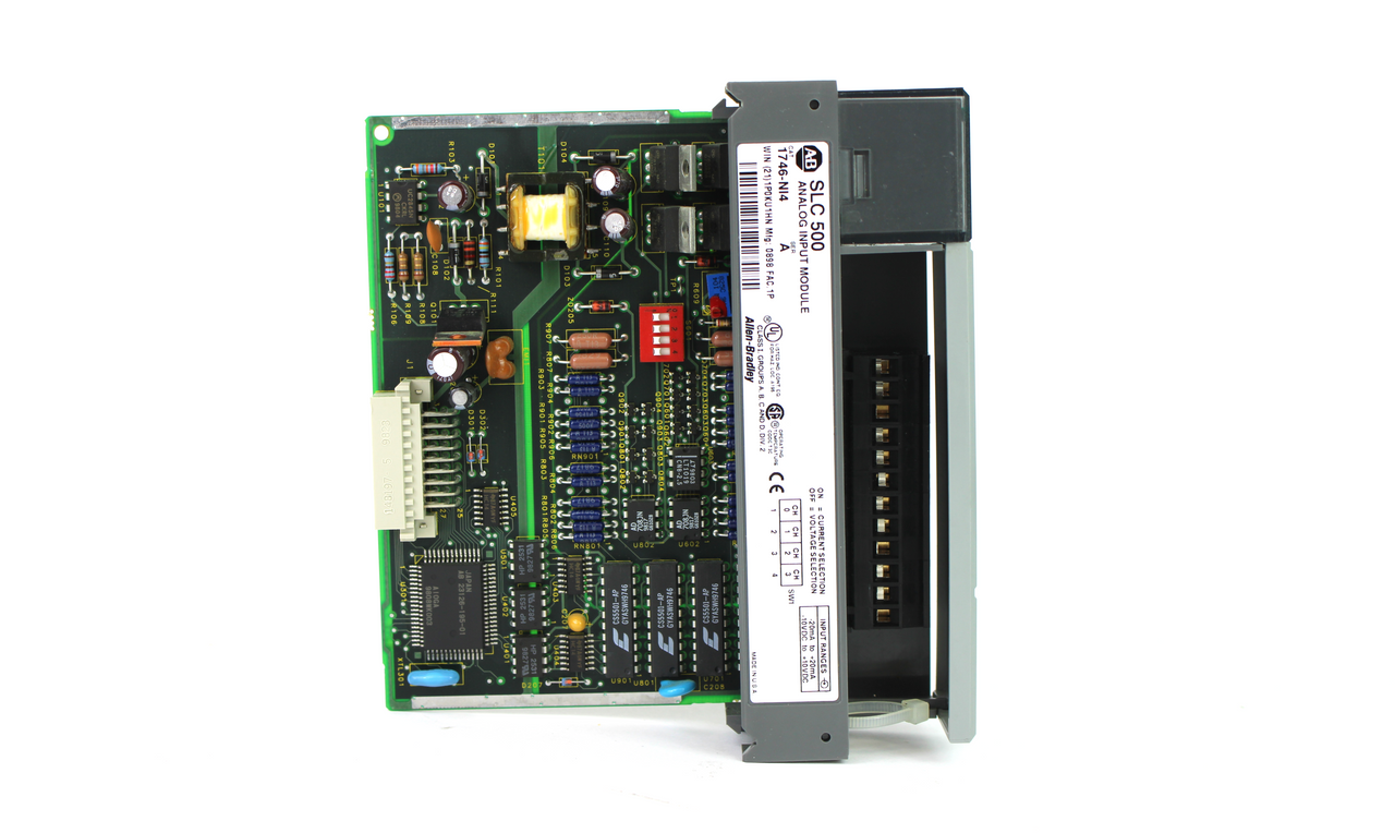 Allen Bradley 1746-NI4 Ser. A Analog Input Module, 10V DC Allen Bradley 1746-NI4 Ser. A Analog Input Module, 10V DC