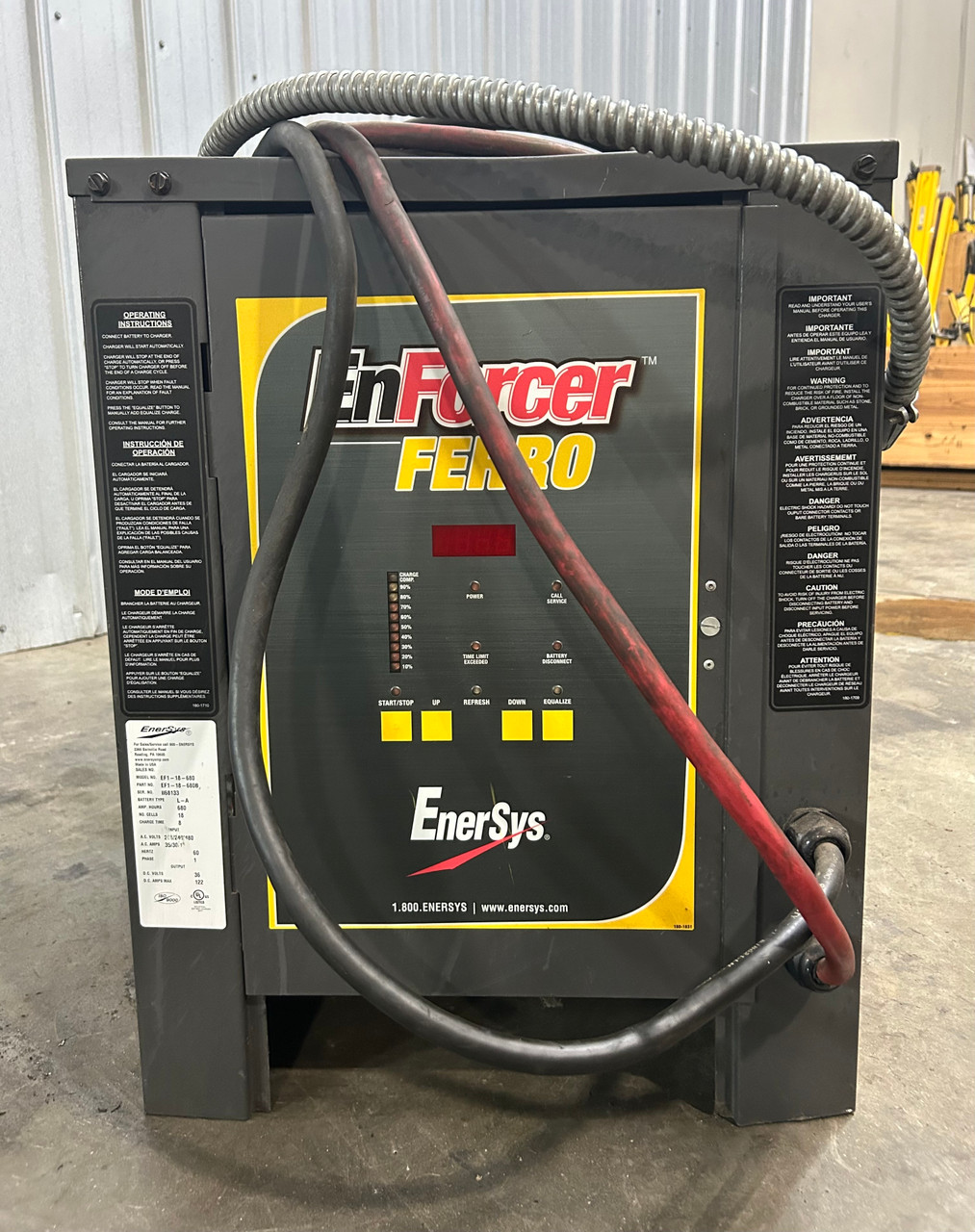 EnerSys EF1-18-680B Industrial Battery Charger