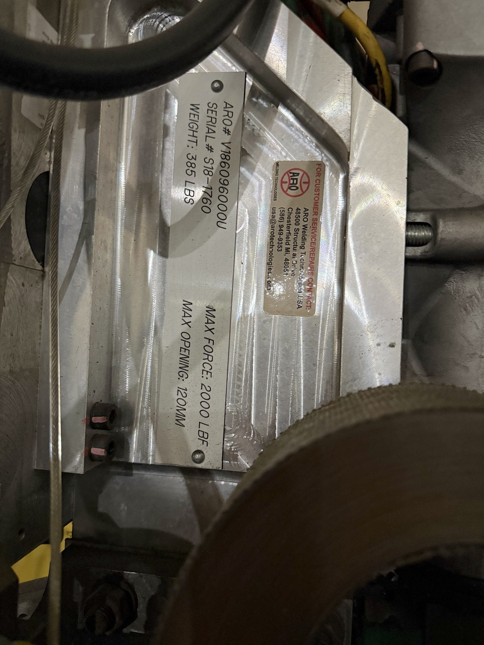 Fanuc R-2000iA/ 200FO Robot with R-J3iB Control, Turntable, ARO Spot Welder