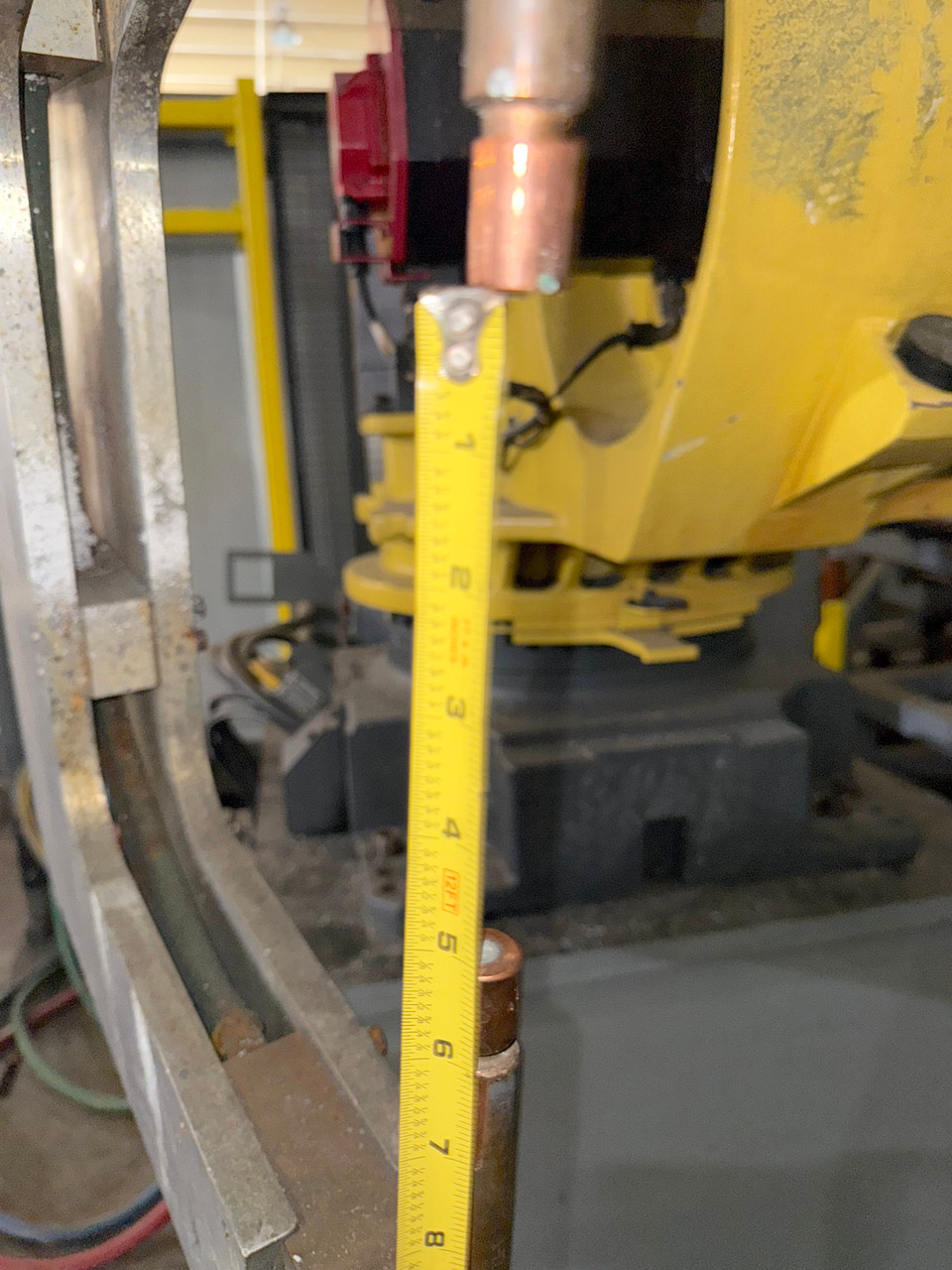 Fanuc R-2000iA/ 200FO Robot with R-J3iB Control, Turntable, ARO Spot Welder