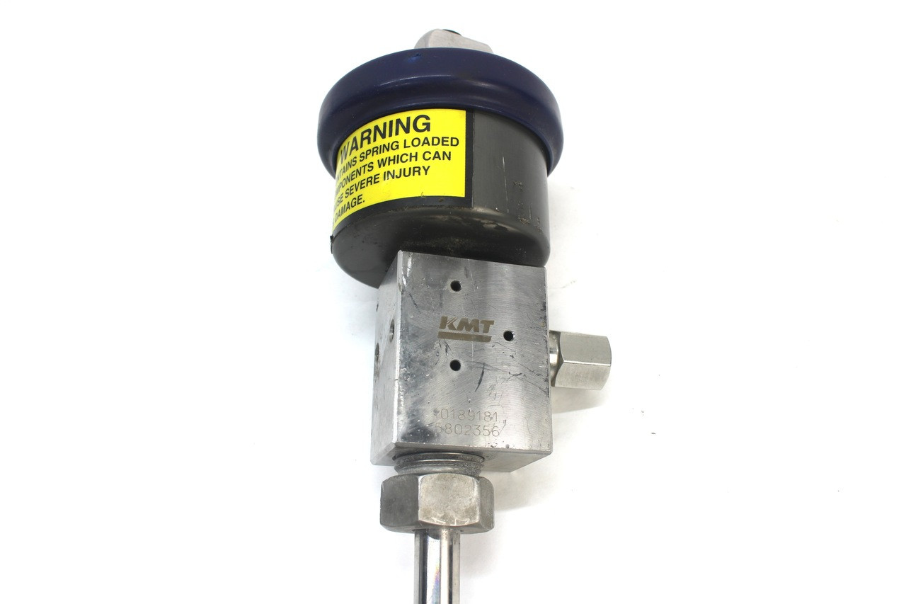 KMT 10189181 High Pressure Waterjet Valve W/ Pneumatic Actuator W/ KMT 10138444 - Nozzle Tube
