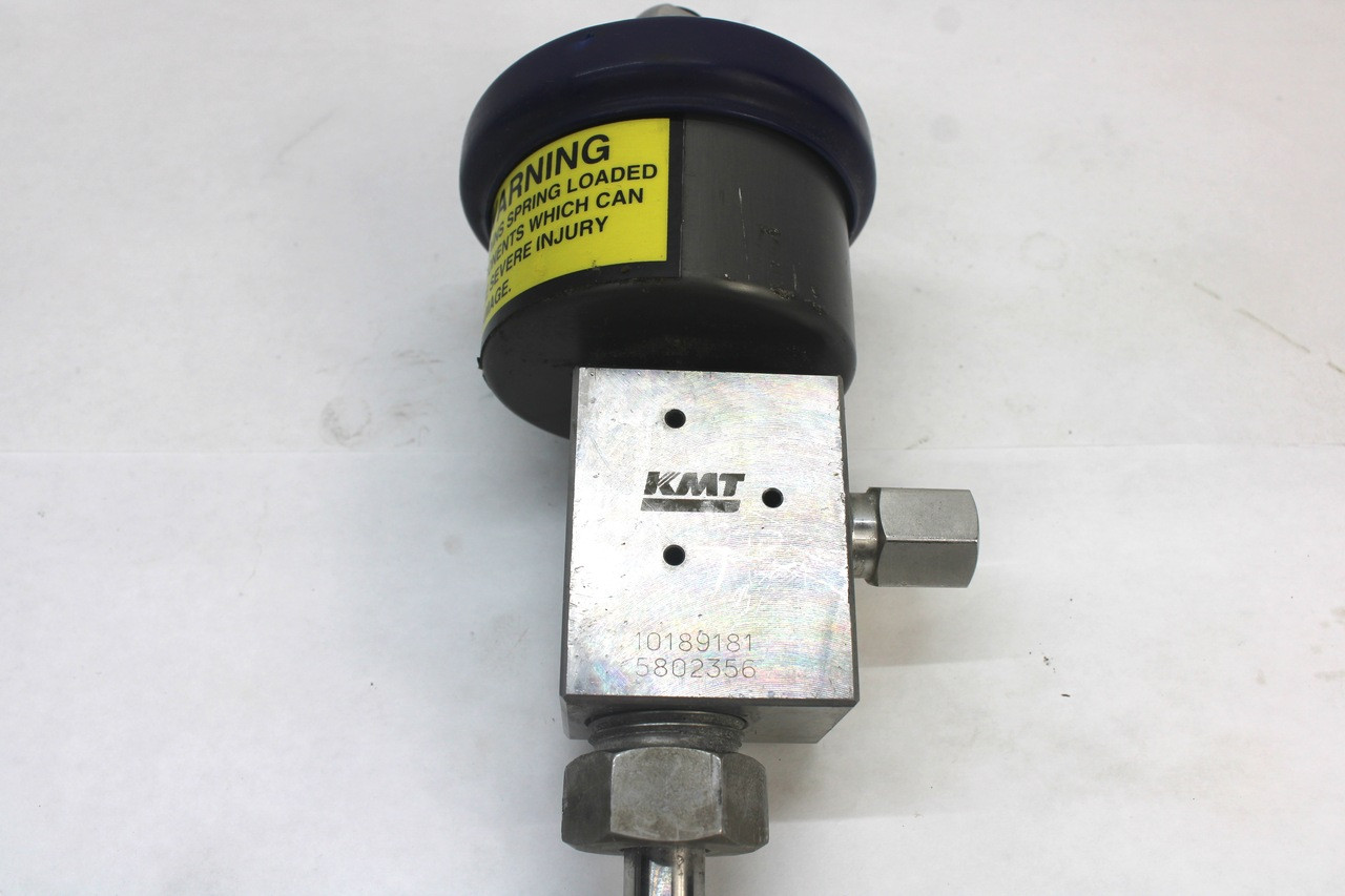KMT 10189181 High Pressure Waterjet Valve W/ Pneumatic Actuator W/ KMT 10138444 - Nozzle Tube
