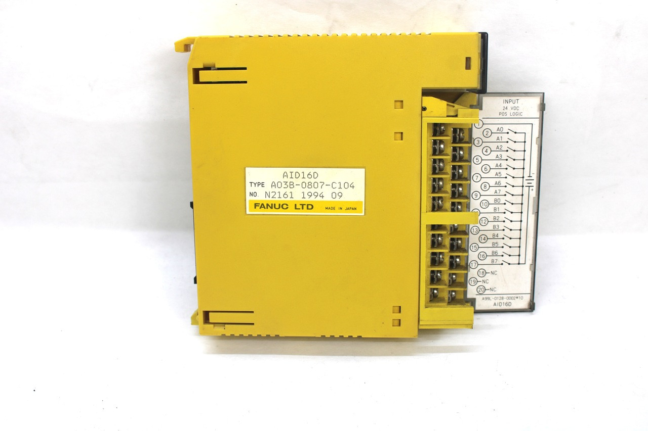 Fanuc A1D16D A03B-0807-C104 Input Module