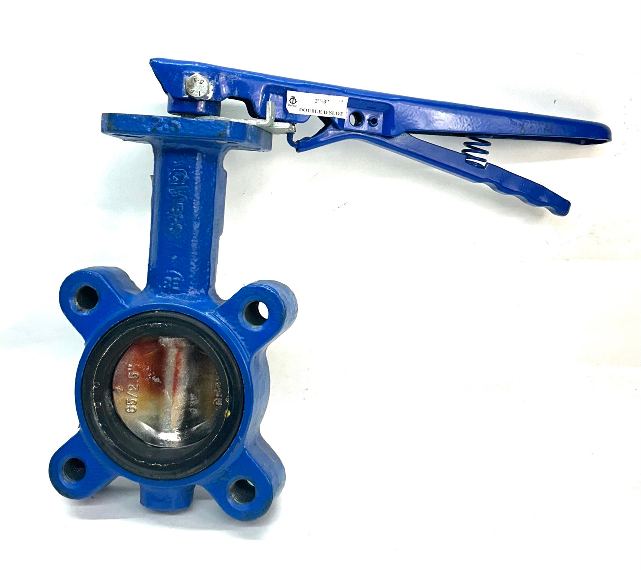 Unknown Blue 2.5" Butterfly Valve