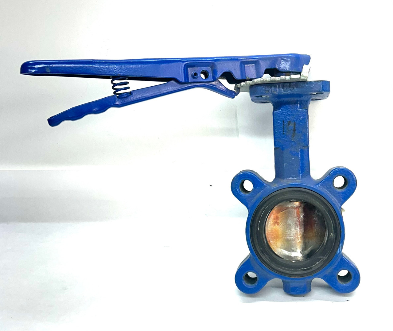 Unknown Blue 2.5" Butterfly Valve