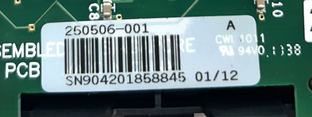 Printronix 250506-001 Rev.A Control Panel Assy