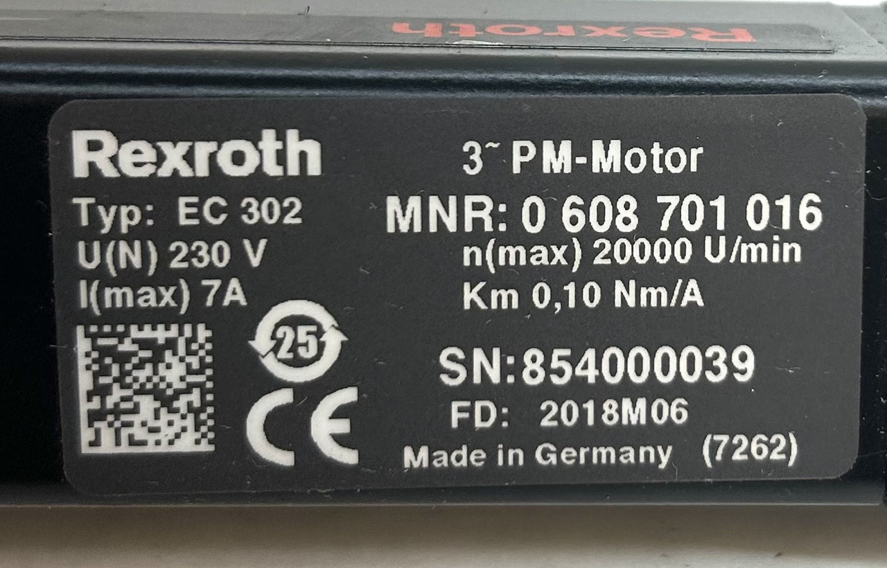 Bosch Rexroth Tightening Spindle System 0 608 701 016 + Modules Bosch Rexroth Tightening Spindle System 0 608 701 016 + Modules