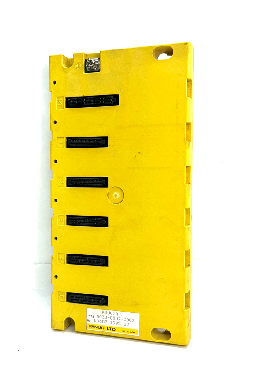 Fanuc A03B-0807-C002 6 Slot Module Rack Fanuc A03B-0807-C002 6 Slot Module Rack