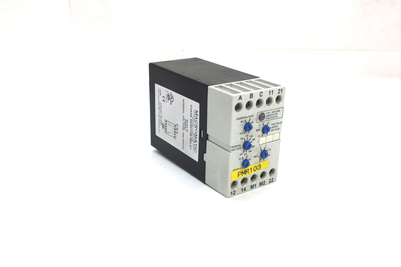 Macromatic PMDU Phase Monitor Relay Macromatic PMDU Phase Monitor Relay