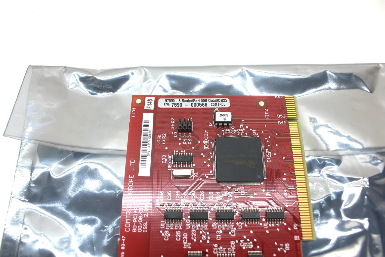 COMTROL EUROPE BD-PCI4Port  97590-8 RocketPort 550 Quad / DB25 COMTROL EUROPE BD-PCI4Port  97590-8 RocketPort 550 Quad / DB25