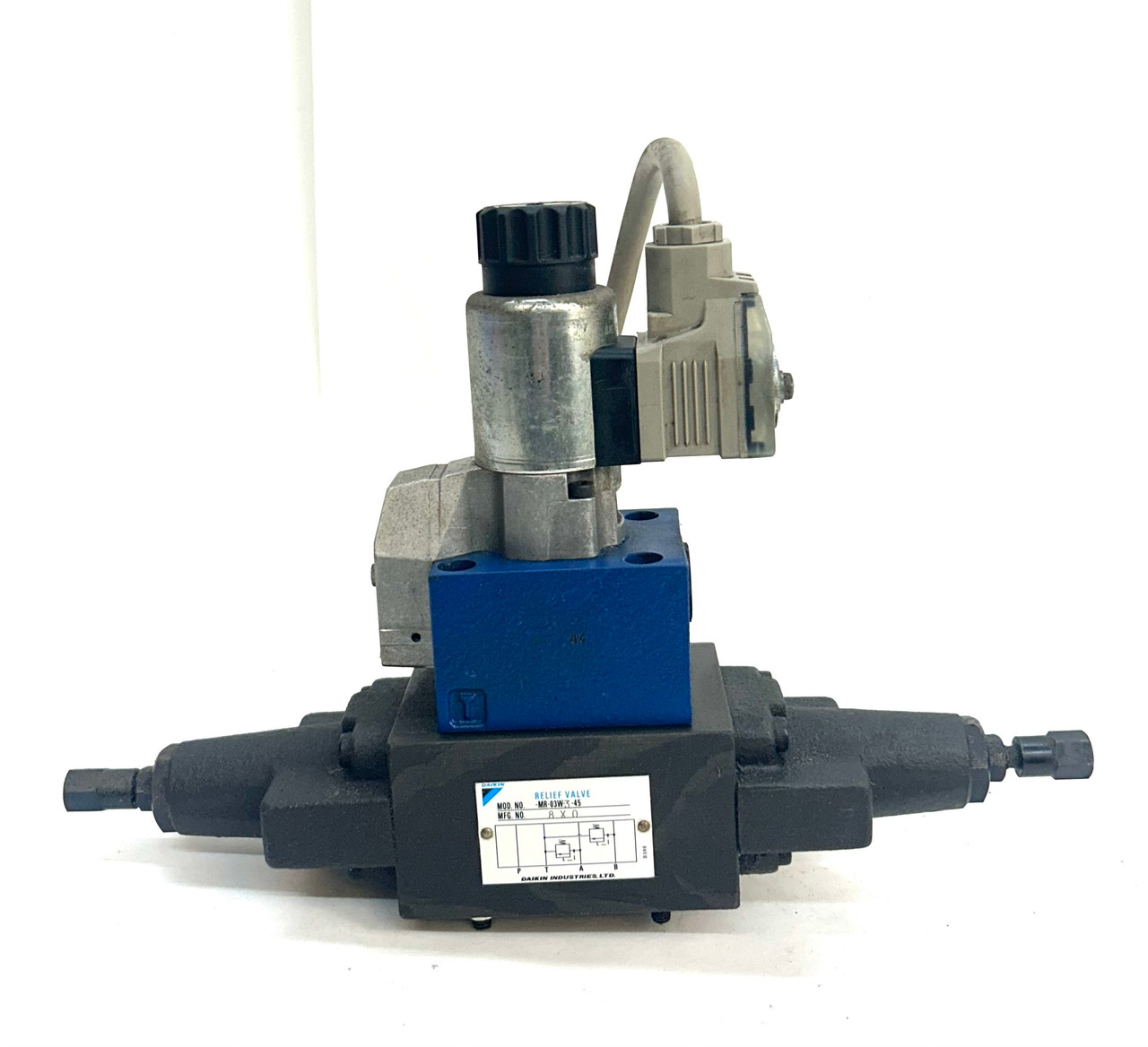 Daikin MR-03W-3-45 Relief Valve w/ Rexroth R900082238 Hydraulic Valve