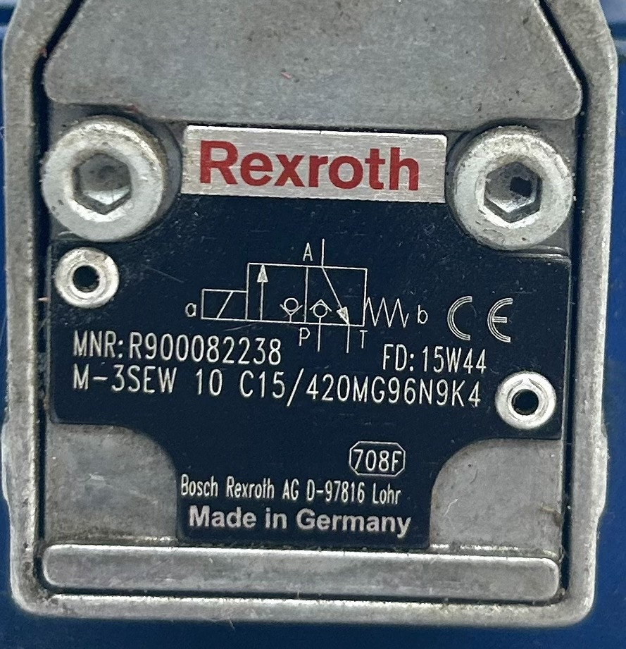 Daikin MR-03W-3-45 Relief Valve w/ Rexroth R900082238 Hydraulic Valve