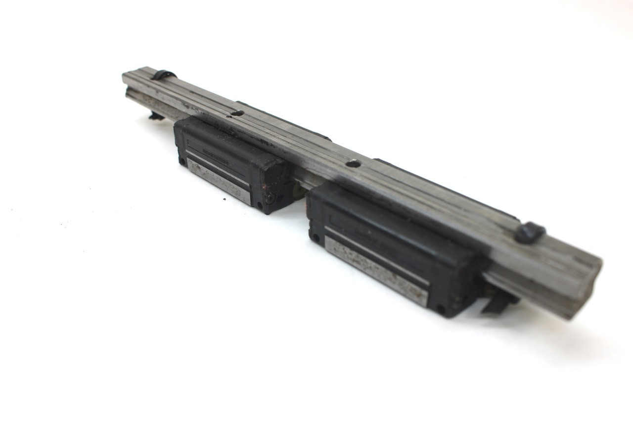 THK SSR15 (2) Caged Linear Ball Bearing w/ Linear Rail