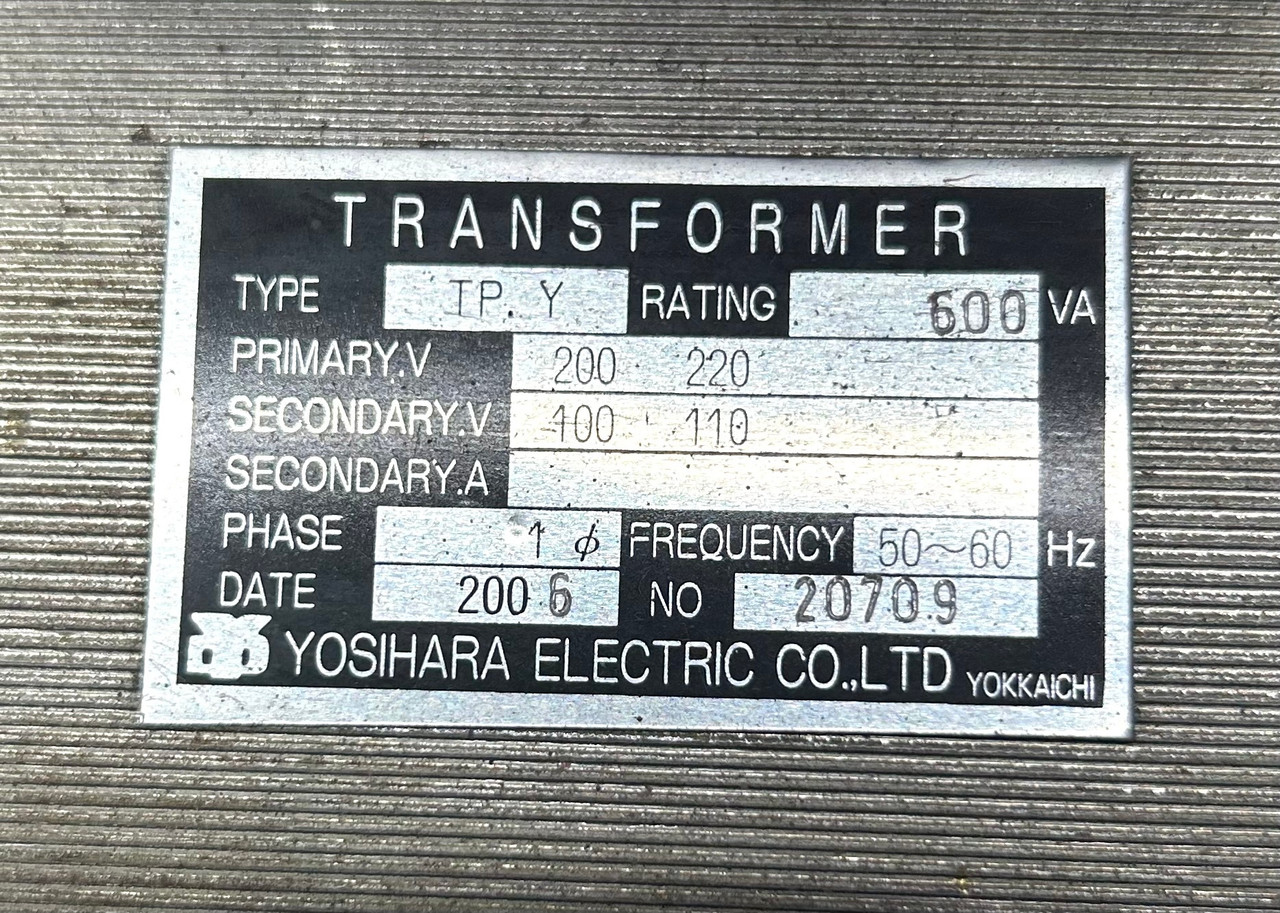 Yosihara Electric TP.Y Transformer, 600VA